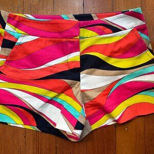 Trina Turk - Size 2 Shorts - Multi Colored - Groovy & Fun